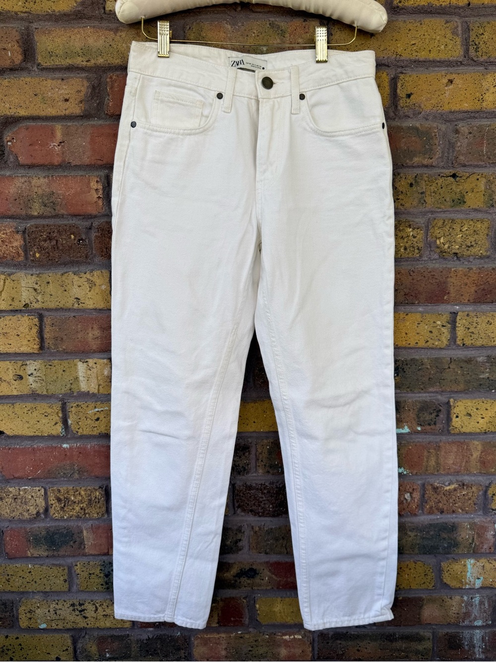 ZARA White Denim Jeans - Size US 2